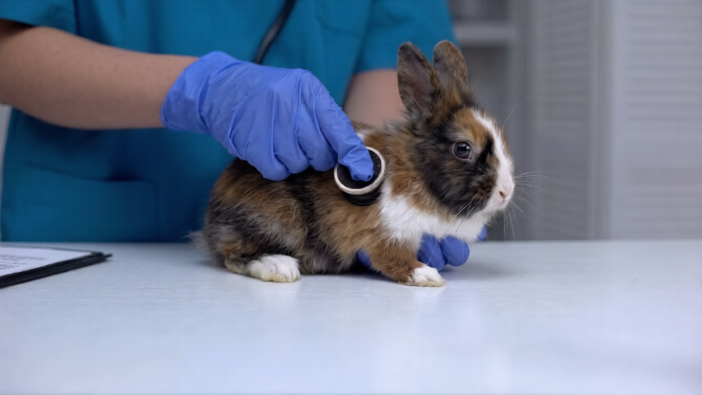 Rabbit at the Vet